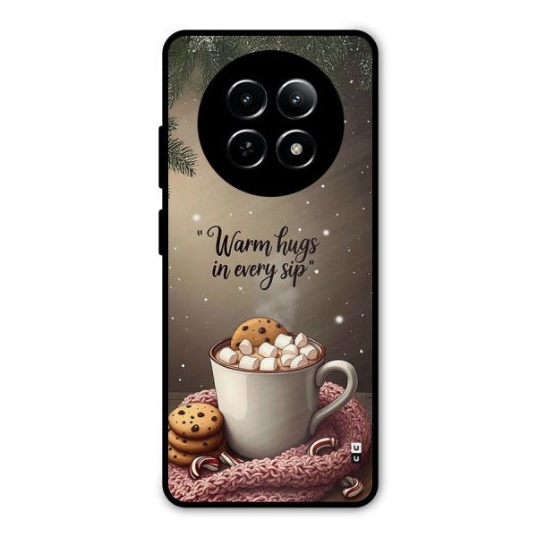 Warm Hugs Metal Back Case for Realme 12 5G