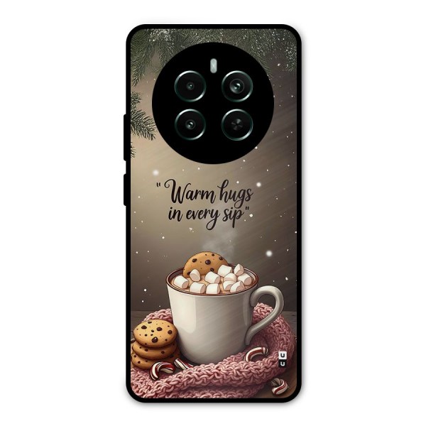 Warm Hugs Metal Back Case for Realme 12 Plus