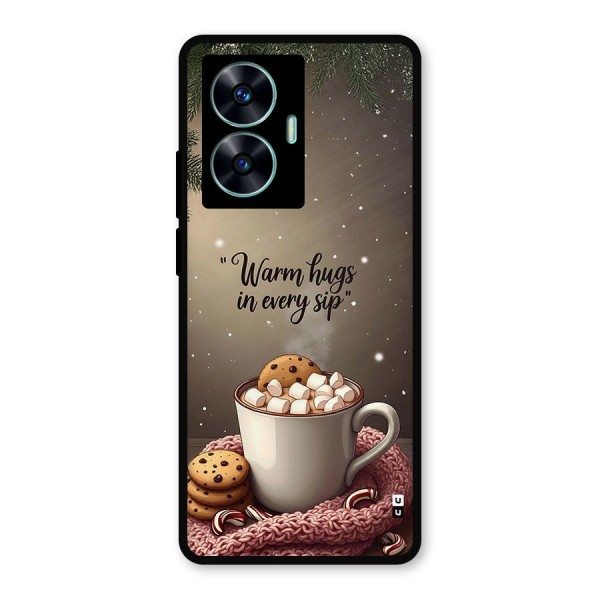 Warm Hugs Metal Back Case for Realme C55