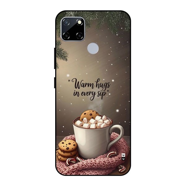 Warm Hugs Metal Back Case for Realme Narzo 20