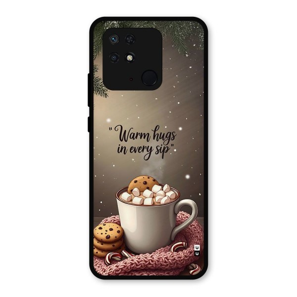 Warm Hugs Metal Back Case for Redmi 10