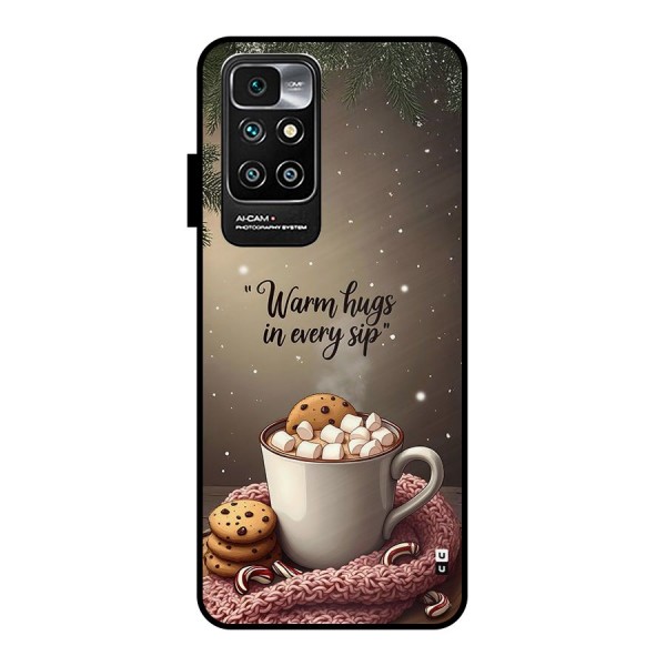 Warm Hugs Metal Back Case for Redmi 10 Prime