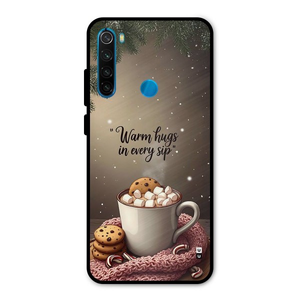 Warm Hugs Metal Back Case for Redmi Note 8