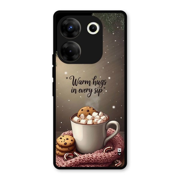 Warm Hugs Metal Back Case for Tecno Camon 20