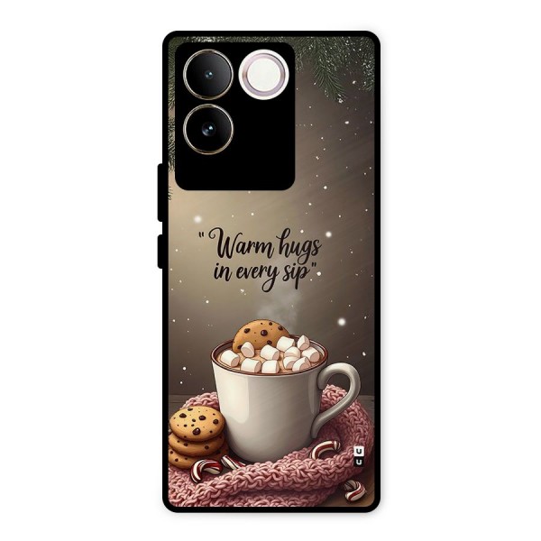 Warm Hugs Metal Back Case for Vivo T2 Pro