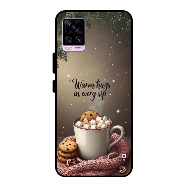 Warm Hugs Metal Back Case for Vivo V20 Pro