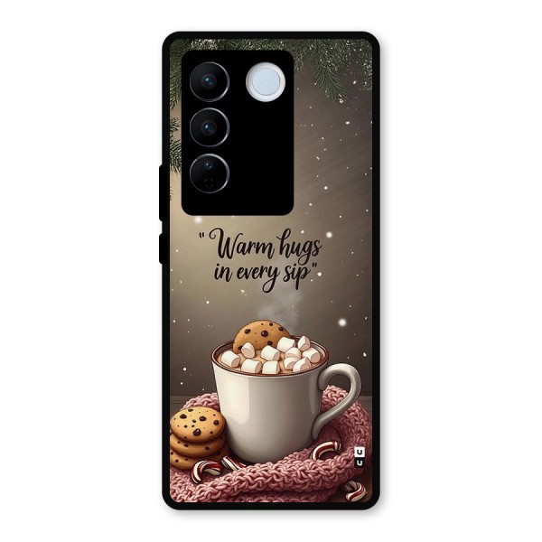 Warm Hugs Metal Back Case for Vivo V27