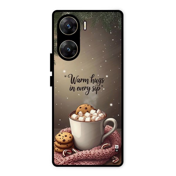 Warm Hugs Metal Back Case for Vivo V29e