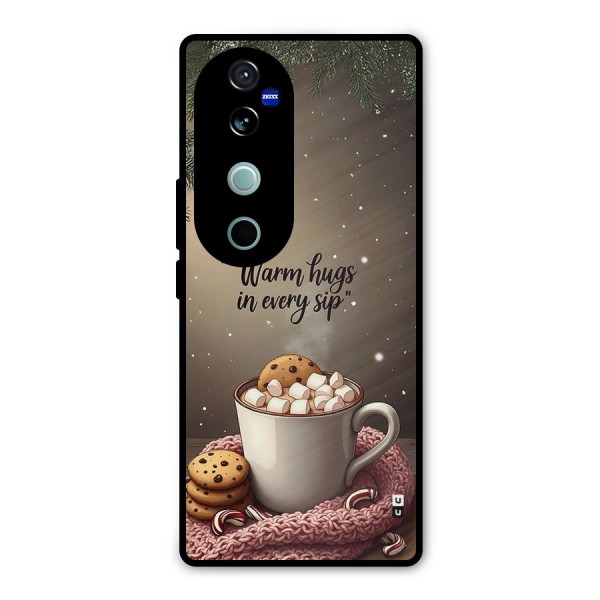 Warm Hugs Metal Back Case for Vivo V40 Pro