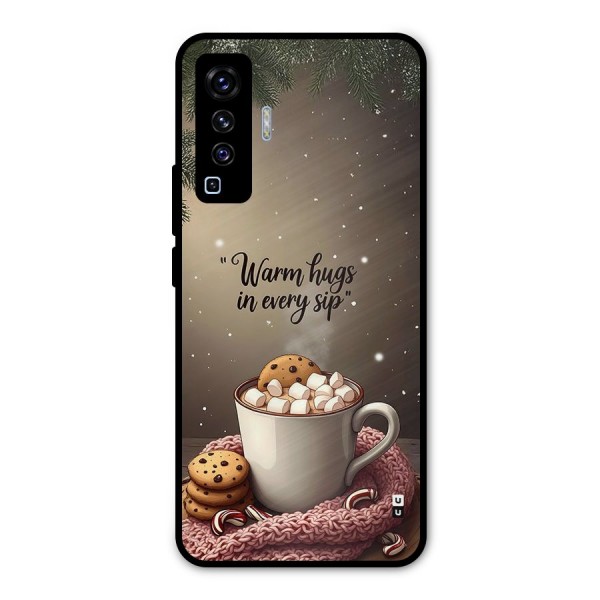 Warm Hugs Metal Back Case for Vivo X50