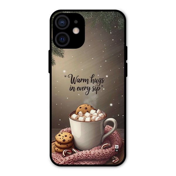 Warm Hugs Metal Back Case for iPhone 12 Mini