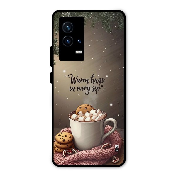 Warm Hugs Metal Back Case for iQOO 9 5G