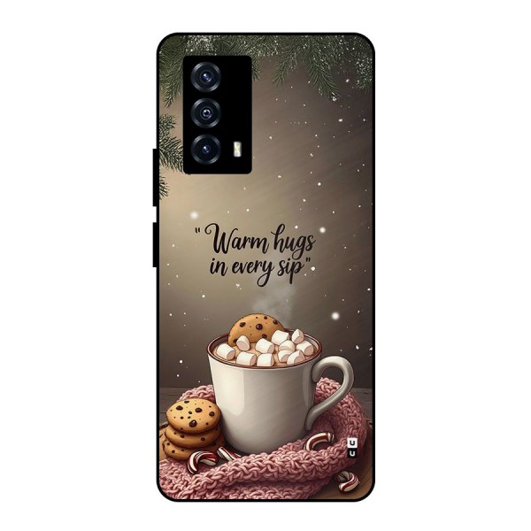 Warm Hugs Metal Back Case for iQOO Z5