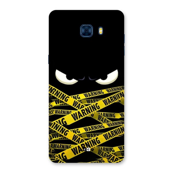 Warning Eyes Back Case for Galaxy C7 Pro