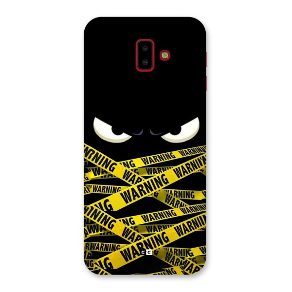 Warning Eyes Back Case for Galaxy J6 Plus