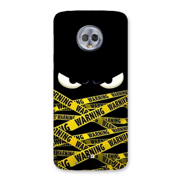 Warning Eyes Back Case for Moto G6