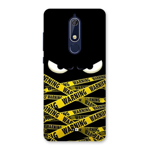 Warning Eyes Back Case for Nokia 5.1