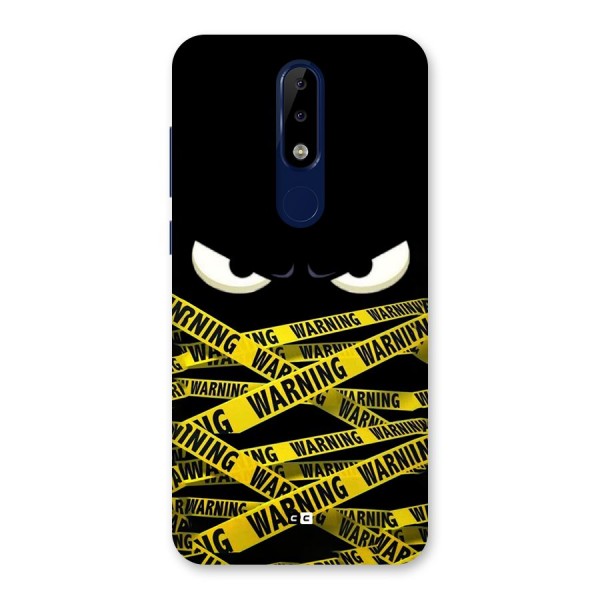 Warning Eyes Back Case for Nokia 5.1 Plus