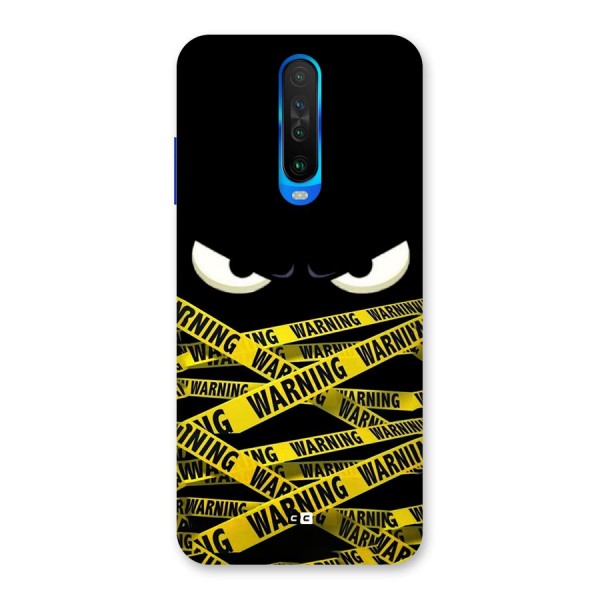 Warning Eyes Back Case for Poco X2