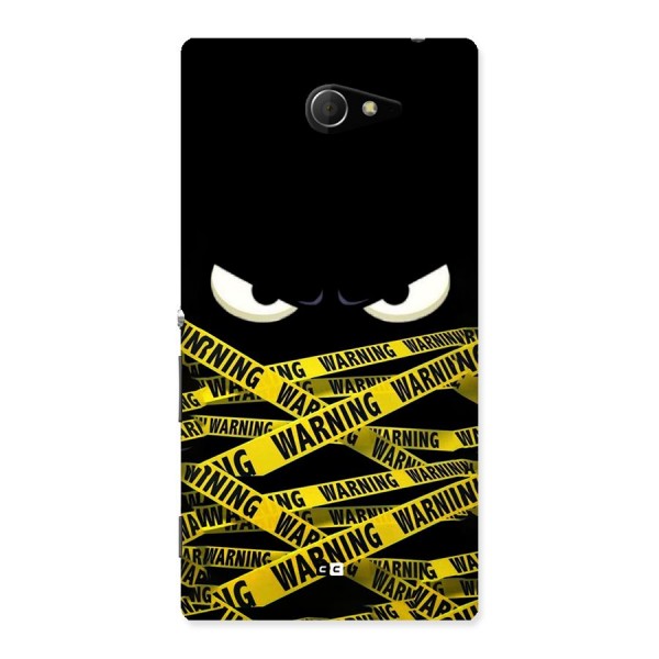 Warning Eyes Back Case for Xperia M2