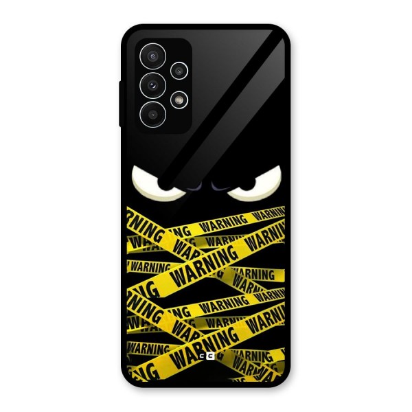 Warning Eyes Glass Back Case for Galaxy A23