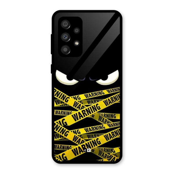 Warning Eyes Glass Back Case for Galaxy A32