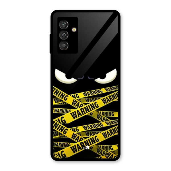 Warning Eyes Glass Back Case for Galaxy M13