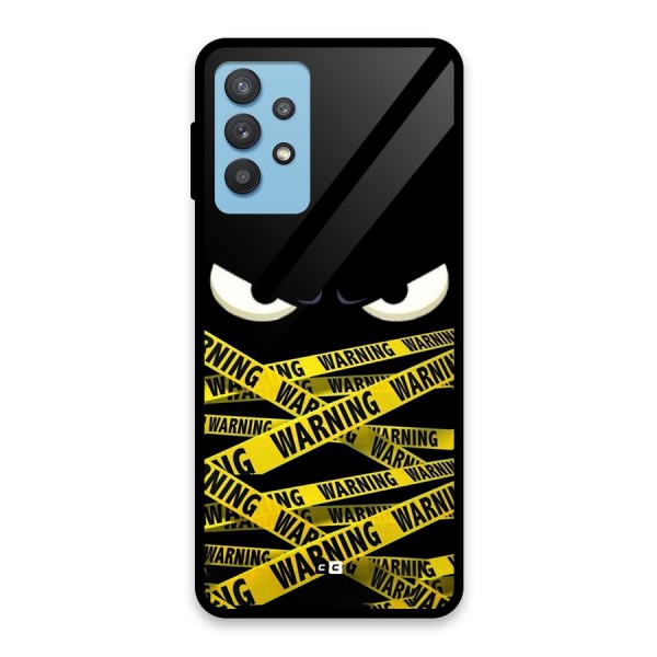 Warning Eyes Glass Back Case for Galaxy M32 5G