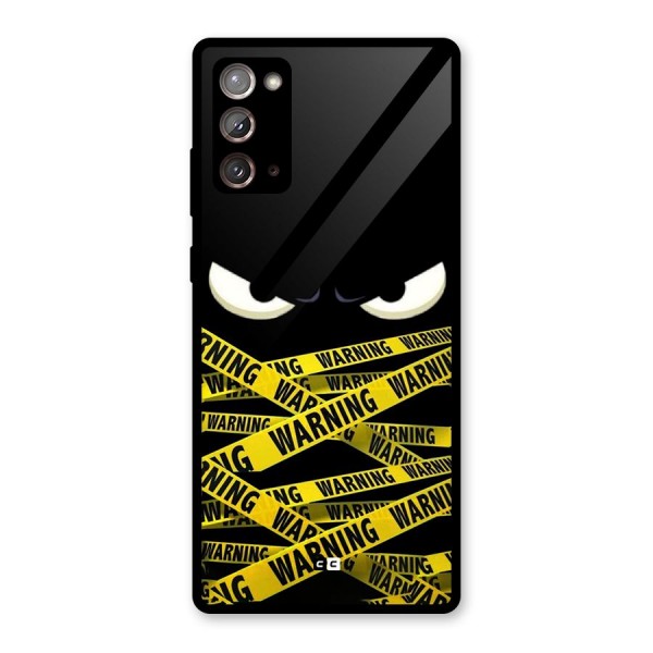 Warning Eyes Glass Back Case for Galaxy Note 20