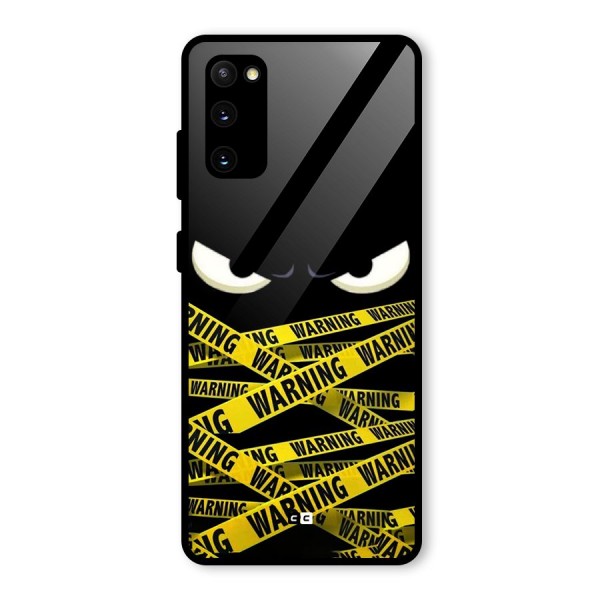 Warning Eyes Glass Back Case for Galaxy S20 FE 5G