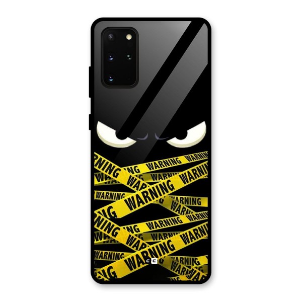 Warning Eyes Glass Back Case for Galaxy S20 Plus