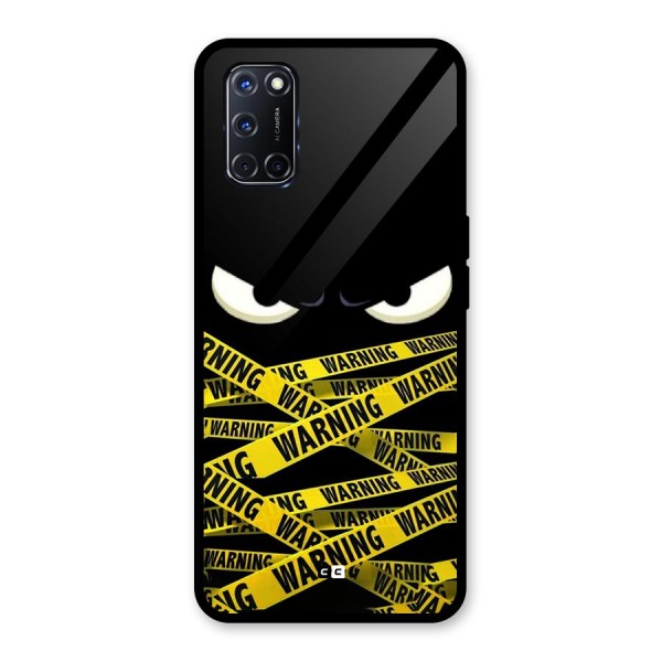 Warning Eyes Glass Back Case for Oppo A52