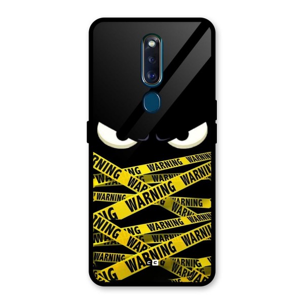 Warning Eyes Glass Back Case for Oppo F11 Pro