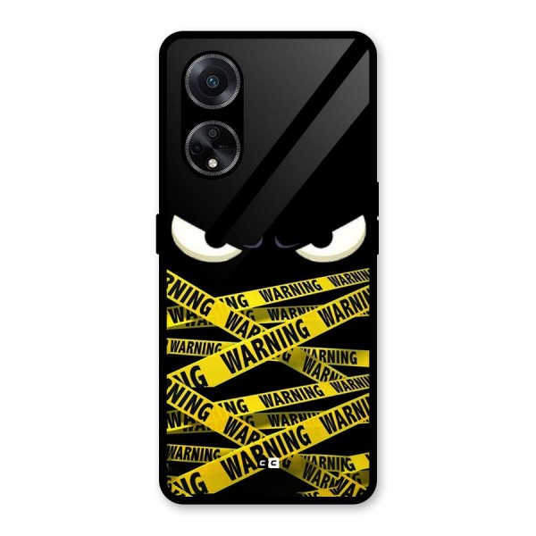 Warning Eyes Glass Back Case for Oppo F23