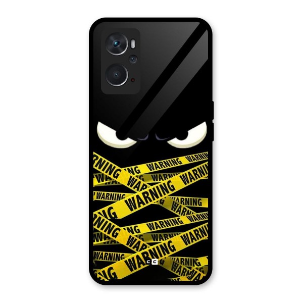 Warning Eyes Glass Back Case for Oppo K10 4G