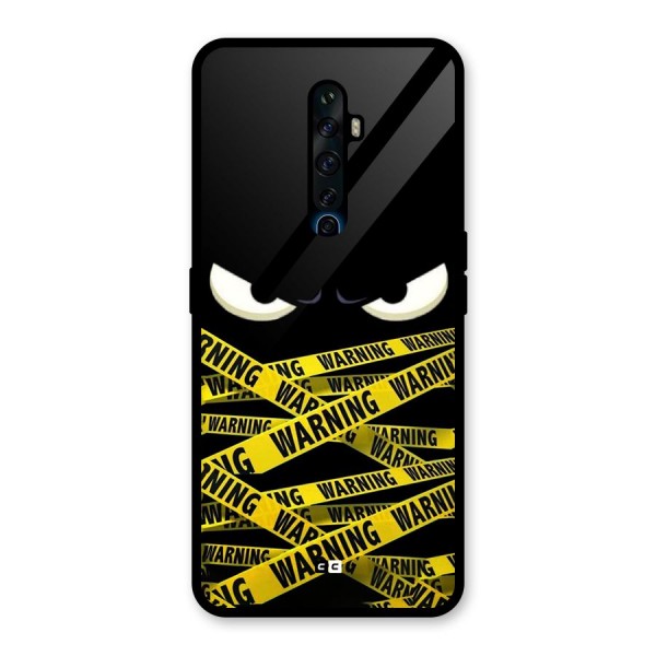 Warning Eyes Glass Back Case for Oppo Reno2 Z