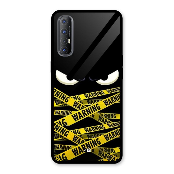 Warning Eyes Glass Back Case for Oppo Reno3 Pro