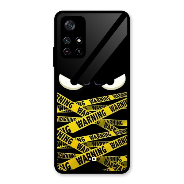 Warning Eyes Glass Back Case for Poco M4 Pro 5G