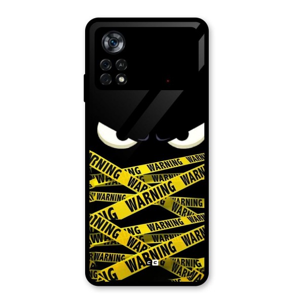 Warning Eyes Glass Back Case for Poco X4 Pro 5G