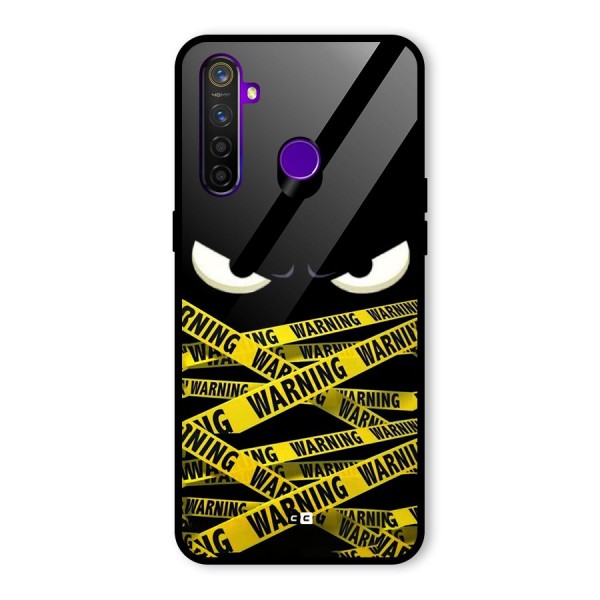 Warning Eyes Glass Back Case for Realme 5 Pro