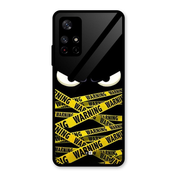 Warning Eyes Glass Back Case for Redmi Note 11T 5G