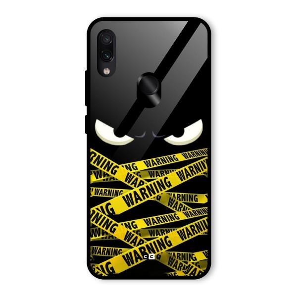 Warning Eyes Glass Back Case for Redmi Note 7