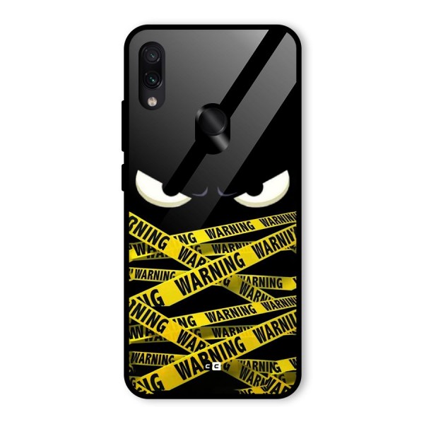Warning Eyes Glass Back Case for Redmi Note 7S