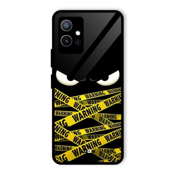 Warning Eyes Glass Back Case for Vivo T1 5G