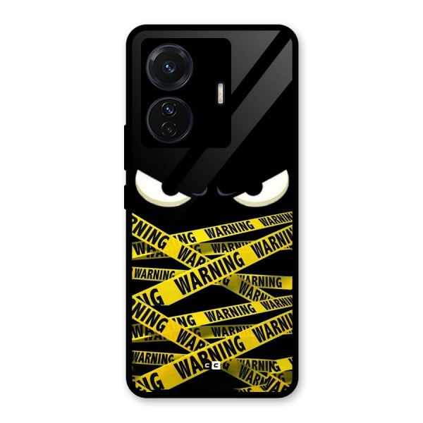 Warning Eyes Glass Back Case for Vivo T1 Pro