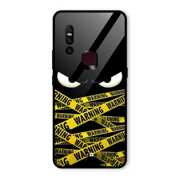 Warning Eyes Glass Back Case for Vivo V15