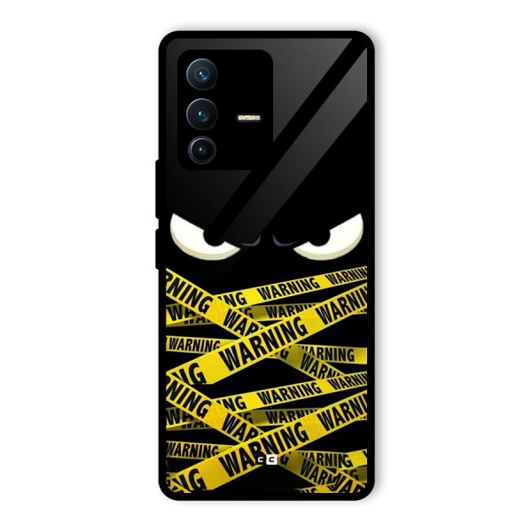 Warning Eyes Glass Back Case for Vivo V23 Pro