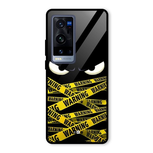 Warning Eyes Glass Back Case for Vivo X60 Pro Plus