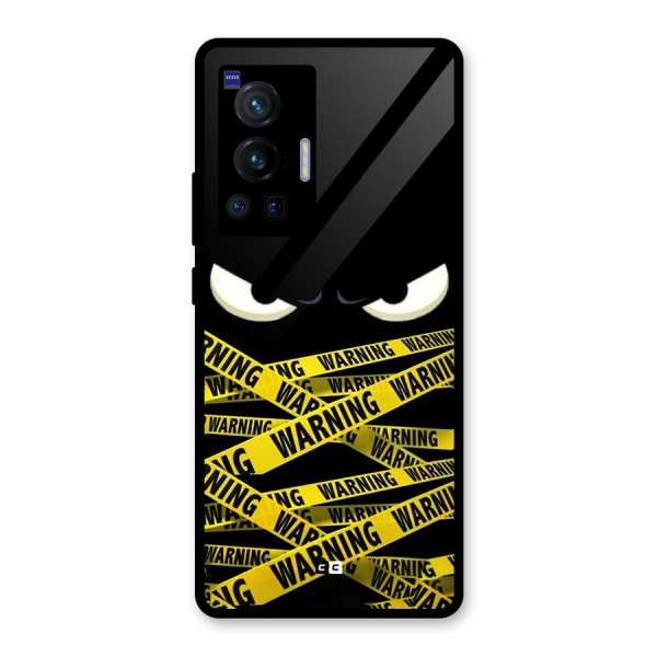 Warning Eyes Glass Back Case for Vivo X70 Pro