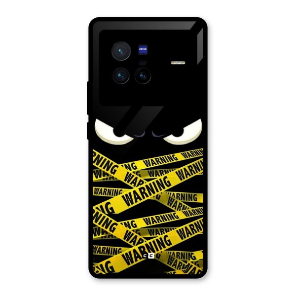 Warning Eyes Glass Back Case for Vivo X80